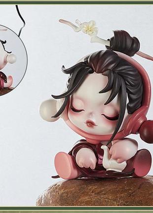 Оригінальна колекційна фігурка від pop mart серія skullpanda the ink plum blossom series figures10 фото