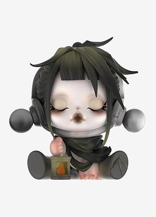 Оригинальная коллекционная фигурка от pop mart серия skullpanda the ink plum blossom series figures