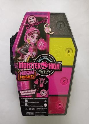 Шкаф гроб мебель куклы дракулаура неон монстер хай monster high draculaura neon mattel.5 фото