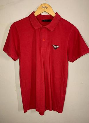 Prada vintage mens polo shirt1 фото