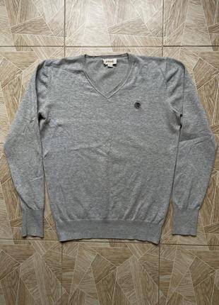 Свитер y2k avant garde vintage diesel v neck pullover sweater grey