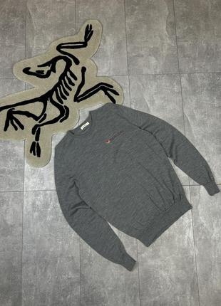 Мужской свитер barbour wool sweater кофта кардиган