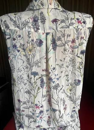 Блуза цветочный принт4 фото