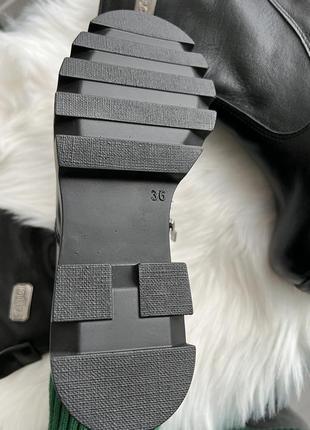 Новые зимние женские сапоги 36 размер черные на небольшом каблуке недорого4 фото