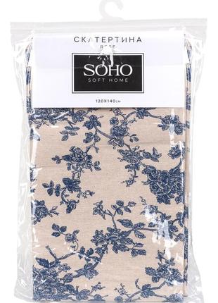 Кухонний текстиль soho скатер. 120*140cm 200g/м2 rose2 фото