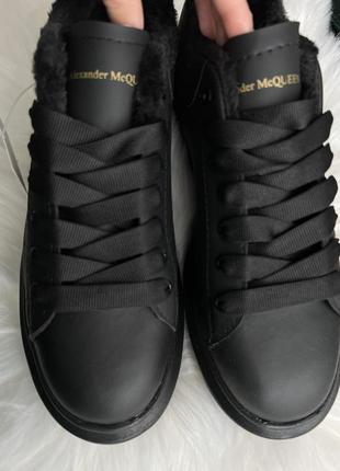 Нові зимові чорні чоловічі кросівки alexander mcqueen 44 розмір4 фото