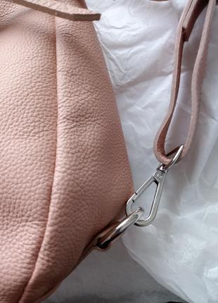 Marc ellis handbags сумка з м'якої шкіри blush колір пудра8 фото