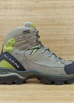 Треккинговые ботинки scarpa nangpa gore-tex размер 38 (24,5 см.)2 фото