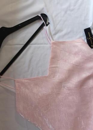Длинное платье нежно-розового цвета4 фото