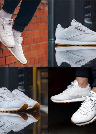 Кроссовки reebok classic leather3 фото