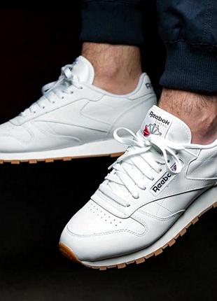 Кроссовки reebok classic leather