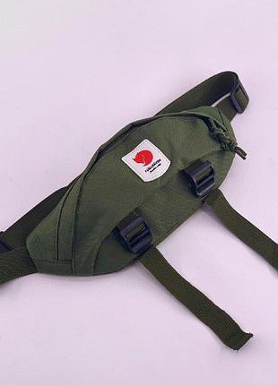 Поясна сумка fjallraven ulvö hip pack medium барсетка бананка фьялравен хакі зелена