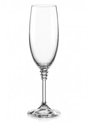 Набір келихів bohemia olivia 190 мл для шампанського 6 шт (40346 190 boh)