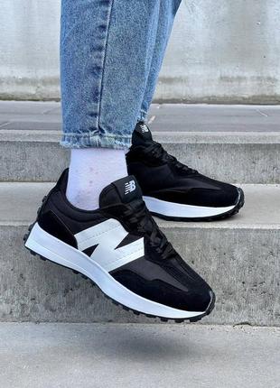 New balance 327 ‘black’2 фото