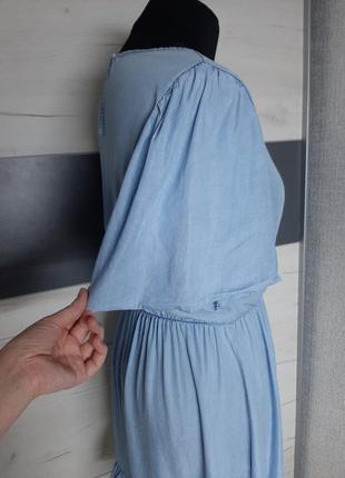 Голубое платье платье литалия размер м сарафан5 фото