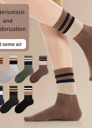 Набір 4 пари теплих зимових шкарпеток махрова стопа 38-44 розмір4 фото