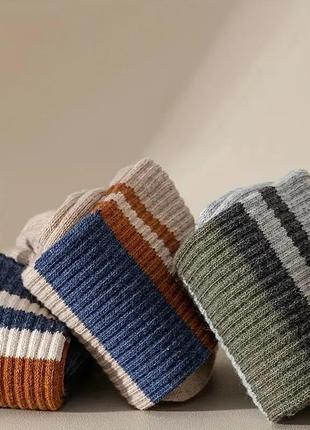 Набір 4 пари теплих зимових шкарпеток махрова стопа 38-44 розмір7 фото