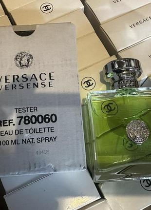 Versace versense 100 ml тестер новый