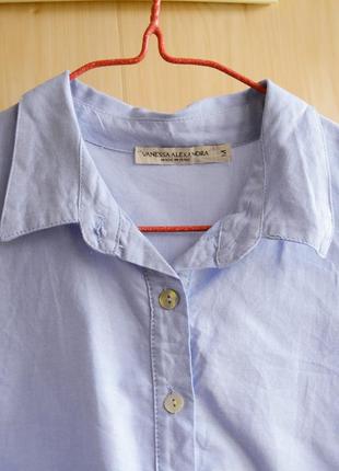 Шикарная итальянская блуза сорочка безрукавка с кружевной вставкой vanessa alexandra italy7 фото