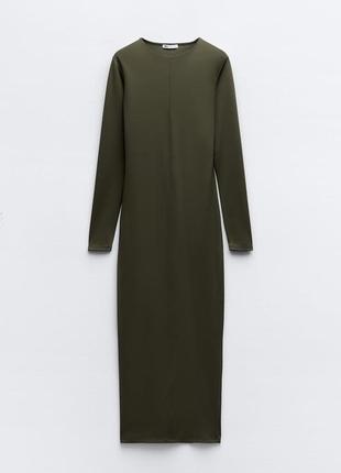 Сукня жіноча облягаюча зелена zara new