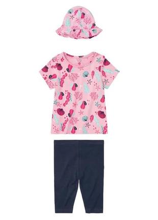 Летний костюм lupilu для девочки