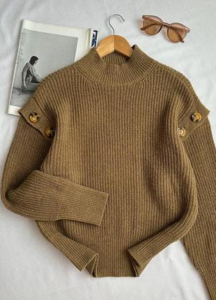 Шерстяной свитер жилетка zara2 фото
