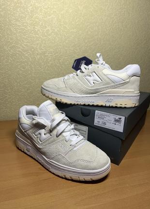 Белые кеды new balance (26,5 см)