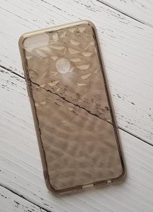 Чохол honor 7c pro / huawei y7 2018 / huawei y7 prime 2018 для телефону силіконовий прозорий