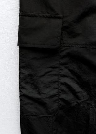Нейлоновые штаны с молниями5 фото