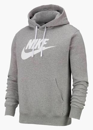 Худі nike sportswear club fleece grey bv2973-063 s