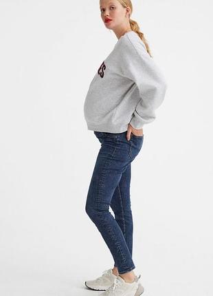 Джинсы для беременных h&amp;m, удобные, мягкие, тянутся