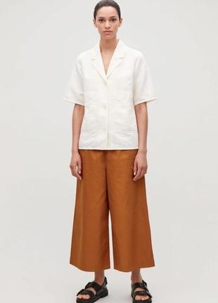 Cos cropped wide-leg trousers