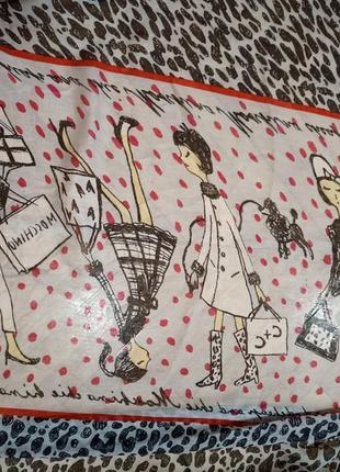 Шарф в стилі moschino chip and chic