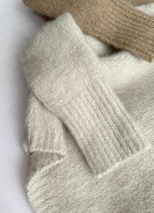 Шерстяной свитер zara с альпакой4 фото