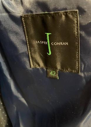 Брендове чоловіче двобортне чорне пальто jasper conran3 фото