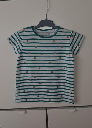 Стильна футболка на дівчинку kids collection від el corte ingles (іспанія)2 фото