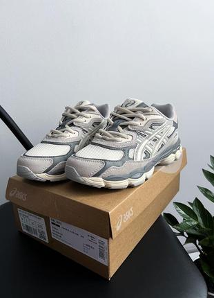 Кросівки asics gel nyc 'cream oyster grey'