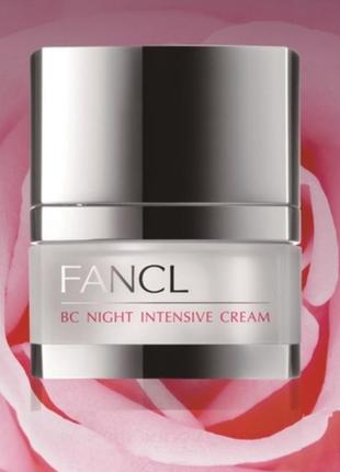 Інтенсивний нічний ліфтинговий крем fancl bc night intensive cream 20 г, японія