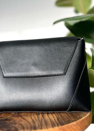 Черная - каркасная маленькая фабричная сумочка высокого качества (луцк, 734)