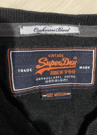 Шерстяной светр superdry2 фото