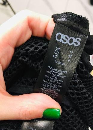 Монохромний комбінезон із сіточкою asos7 фото