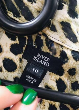Леопардовое платье - рубашка river island8 фото