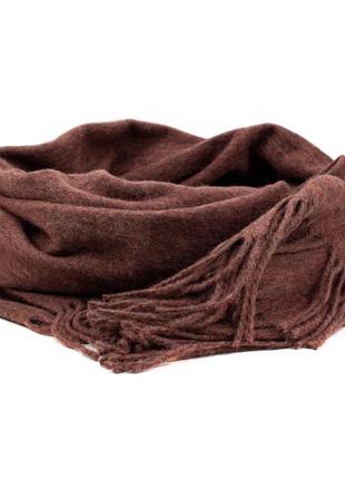 Жіночий кашеміровий шарф luxwear s128005 червоний граніт2 фото