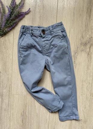 Котонові брюки 👖 хлопчик 9-12 міс1 фото