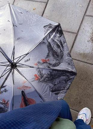 Зонт обратного сложения "благословение небожителей"