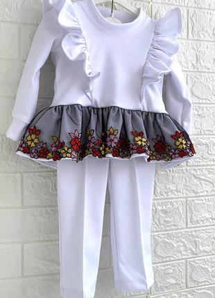 Стильный нарядный детский костюм на р-86