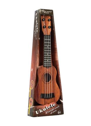 Дитяча іграшкова гітара 202-7 4струни  (коричневий)