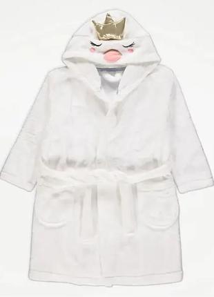 Халат детский белый blue swan george 80-86см