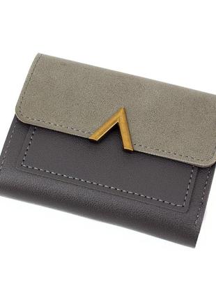 Жіночий невеликий гаманець corze r303gr, сірий