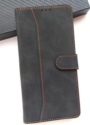 Чехол для xiaomi redmi note 12 pro 5g книжка подставка с карманами под карточки luxury leather6 фото